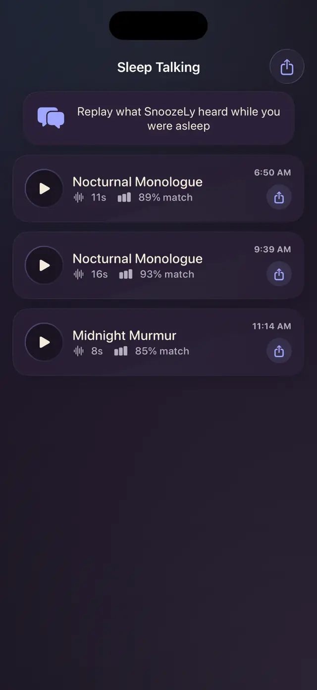Sleep talk clips